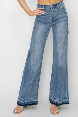 Ava High Rise Wide leg Denim Jeans