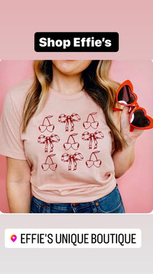 Bows and Cherries Graphic Tee
