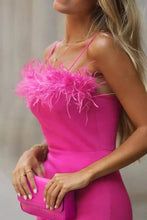 Pink Flamingo Feather Dress