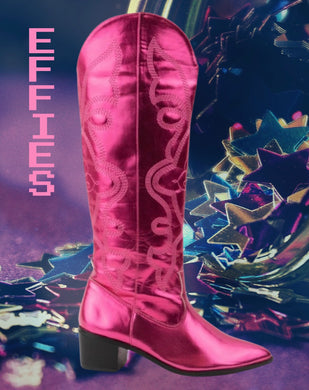 Pink Party Princess Western Boots