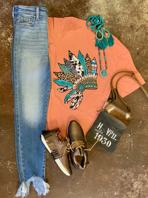 The Turquoise Chief GRAPHIC Tee