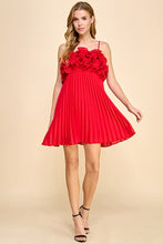 RUFFLED UP RED DRESS