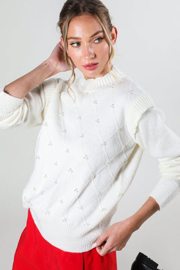 The Pearl White Sweater