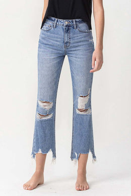 Tina High Rise Relaxed Straight Jeans